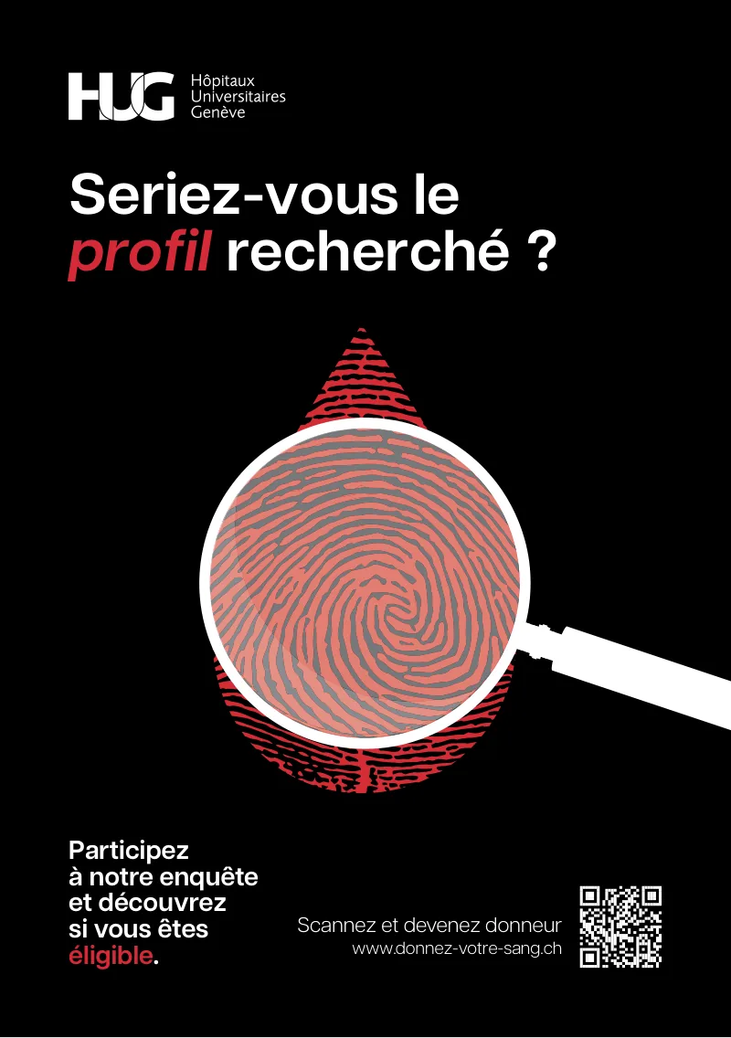 Recto du flyer : « Seriez-vous le profil recherché ? »