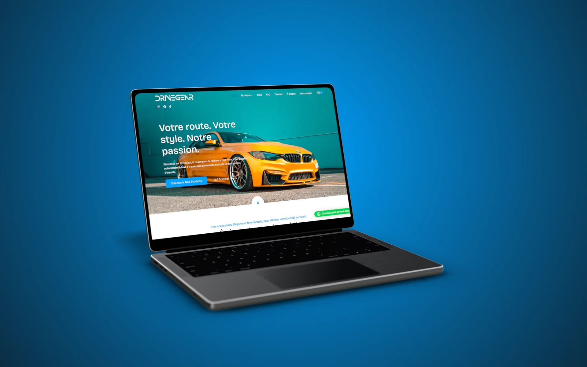 DriveGear – Boutique e-commerce automobile